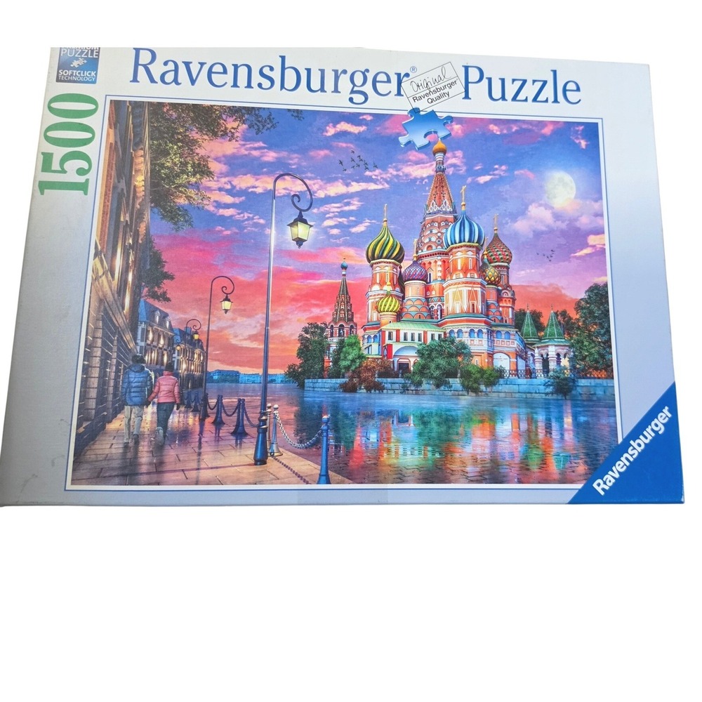 Ravensburger 1500 Piece Puzzle Moscow Saint Basil's Cathedral 165971 Sunset